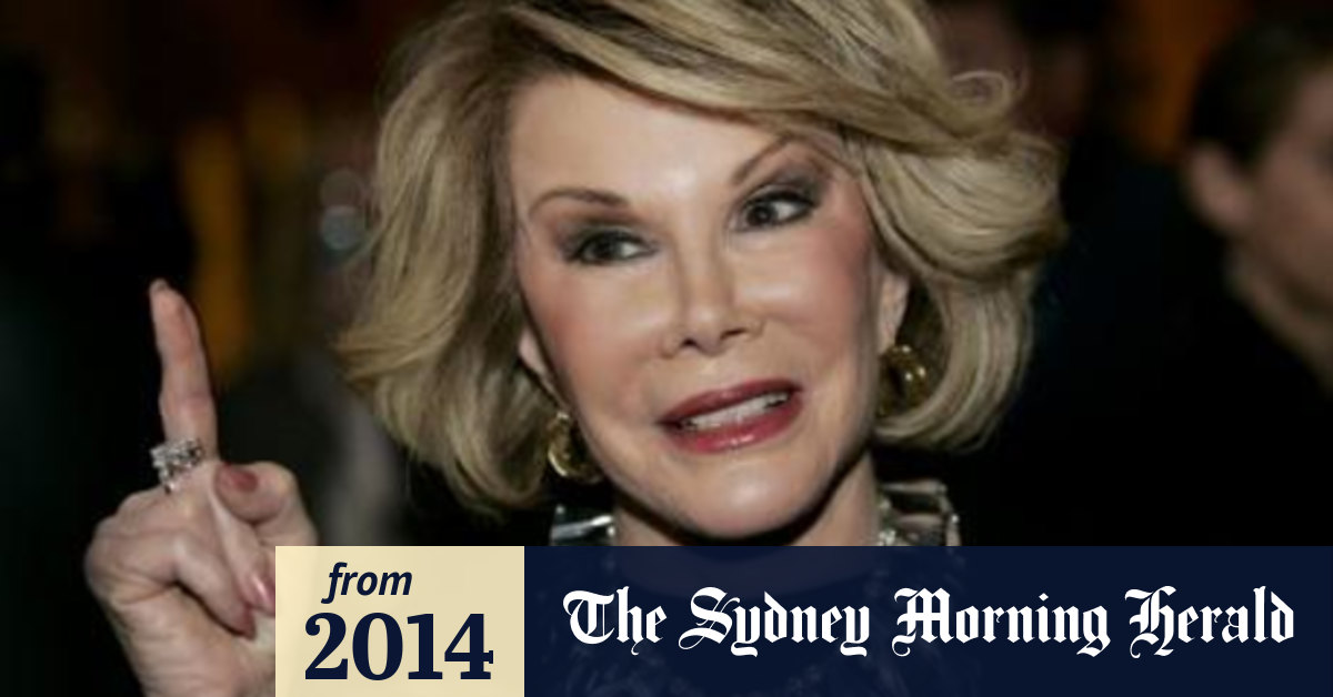 Plastic Fantastic Joan Rivers' passion for cosmetic surgery lives on